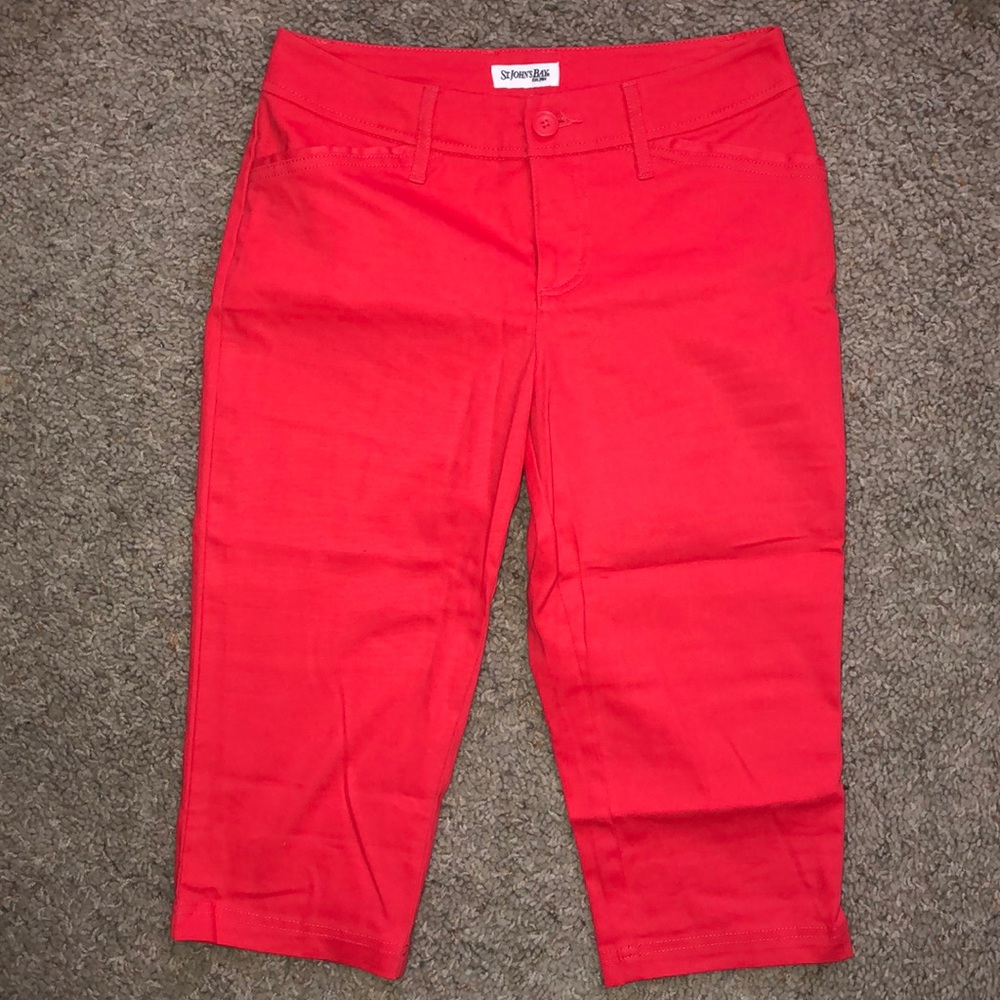 Coral crop pants by St. John’s Bay